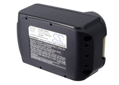 18.0V, 3000mAh, Li-ion Battery fits Makita, Bbo180, Bbo180z, 54Wh