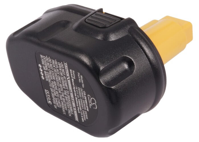 Yellow + Black, 14.4V, 1500mAh, Ni-MH Battery fits Dewalt, Dc528 Flashlight, Dc551ka, 21.6Wh