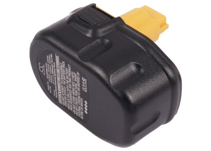 Yellow + Black, 14.4V, 3000mAh, Ni-MH Battery fits Dewalt, Dc528 Flashlight, Dc551ka, 43.2Wh