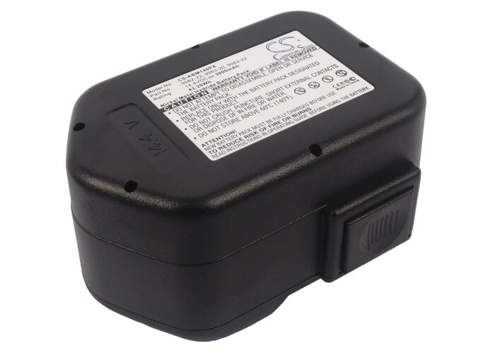 14.4V, 3000mAh, Ni-MH Battery fits Milwaukee, 0511-21, 0512-21, 43.2Wh