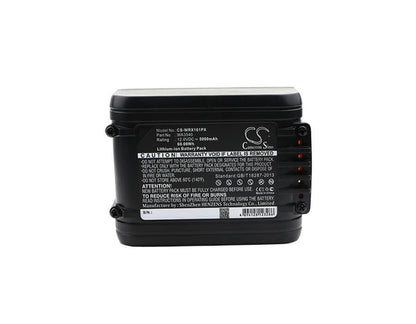 12.0V, 5000mAh, Li-ion Battery fits Worx, Wu137, Wu161, 60Wh