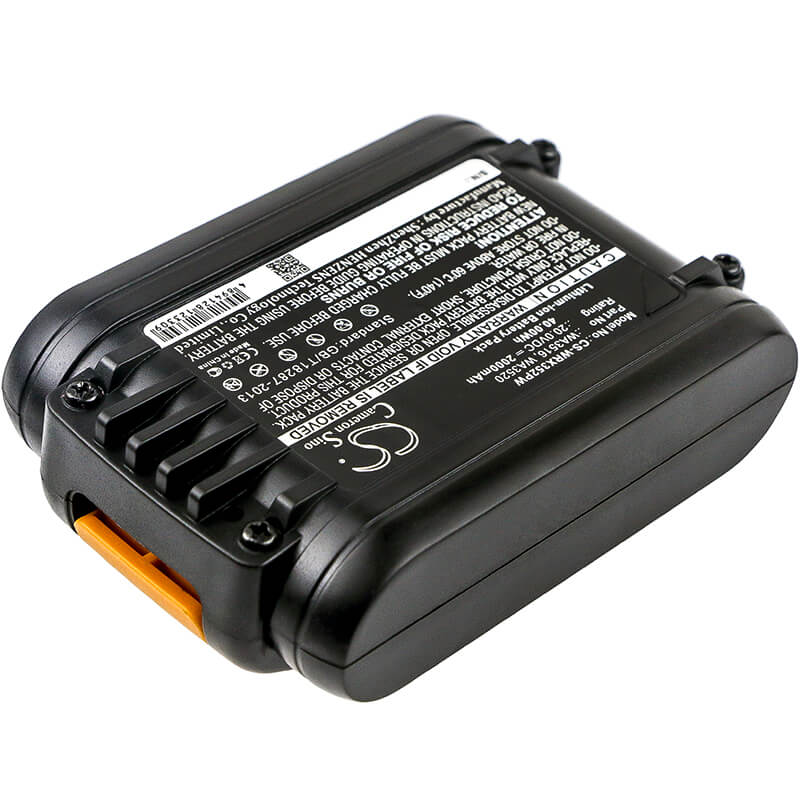 20.0V, 2000mAh, Li-ion Battery fits Rockwell, Rd2865, 40Wh