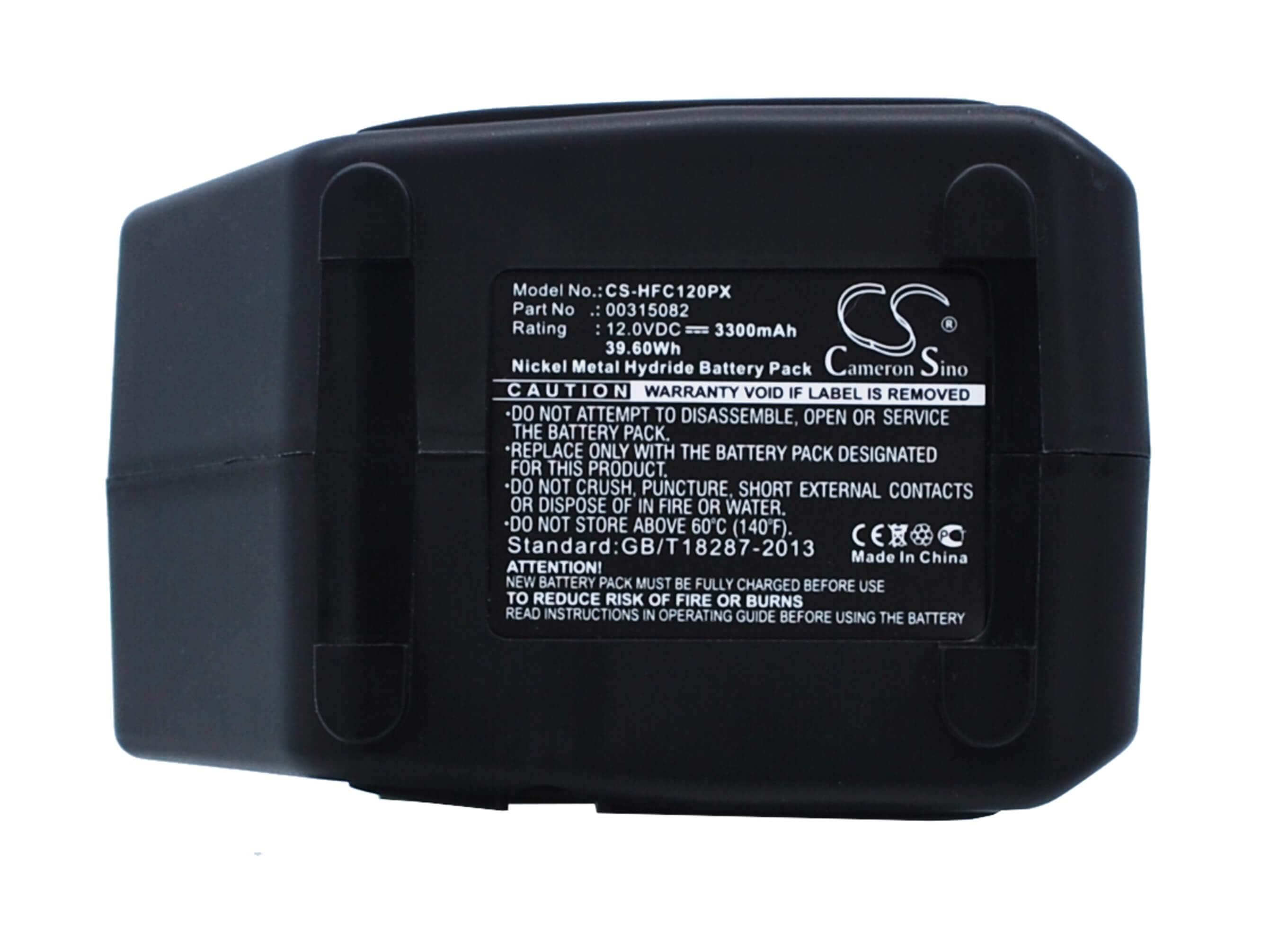 12.0V, 3300mAh, Ni-MH Battery fits Hilti, Sf121, Sid121, 39.6Wh