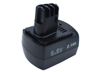 9.6V, 2100mAh, Ni-MH Battery fits Metabo, Bs 9.6, Bs9.6, 20.16Wh