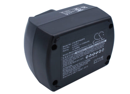 9.6V, 3300mAh, Ni-MH Battery fits Metabo, Bs 9.6, Bs9.6, 31.68Wh