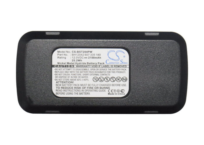 12.0V, 2100mAh, Ni-MH Battery fits Bosch, Gbm 12ve, Gbm 12vebs, 25.2Wh