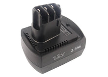 12.0V, 3300mAh, Ni-MH Battery fits Metabo, Bs 12 Sp, Bsz 12, 39.6Wh