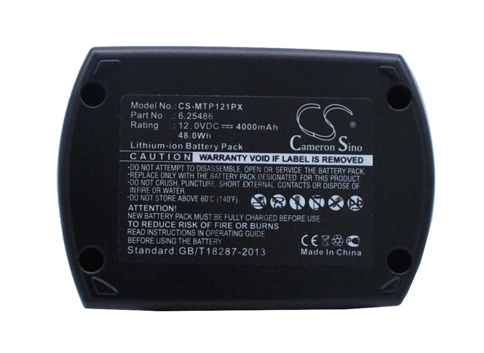12.0V, 4000mAh, Li-ion Battery fits Metabo, Bs 12 Sp, Bsz 12, 48Wh