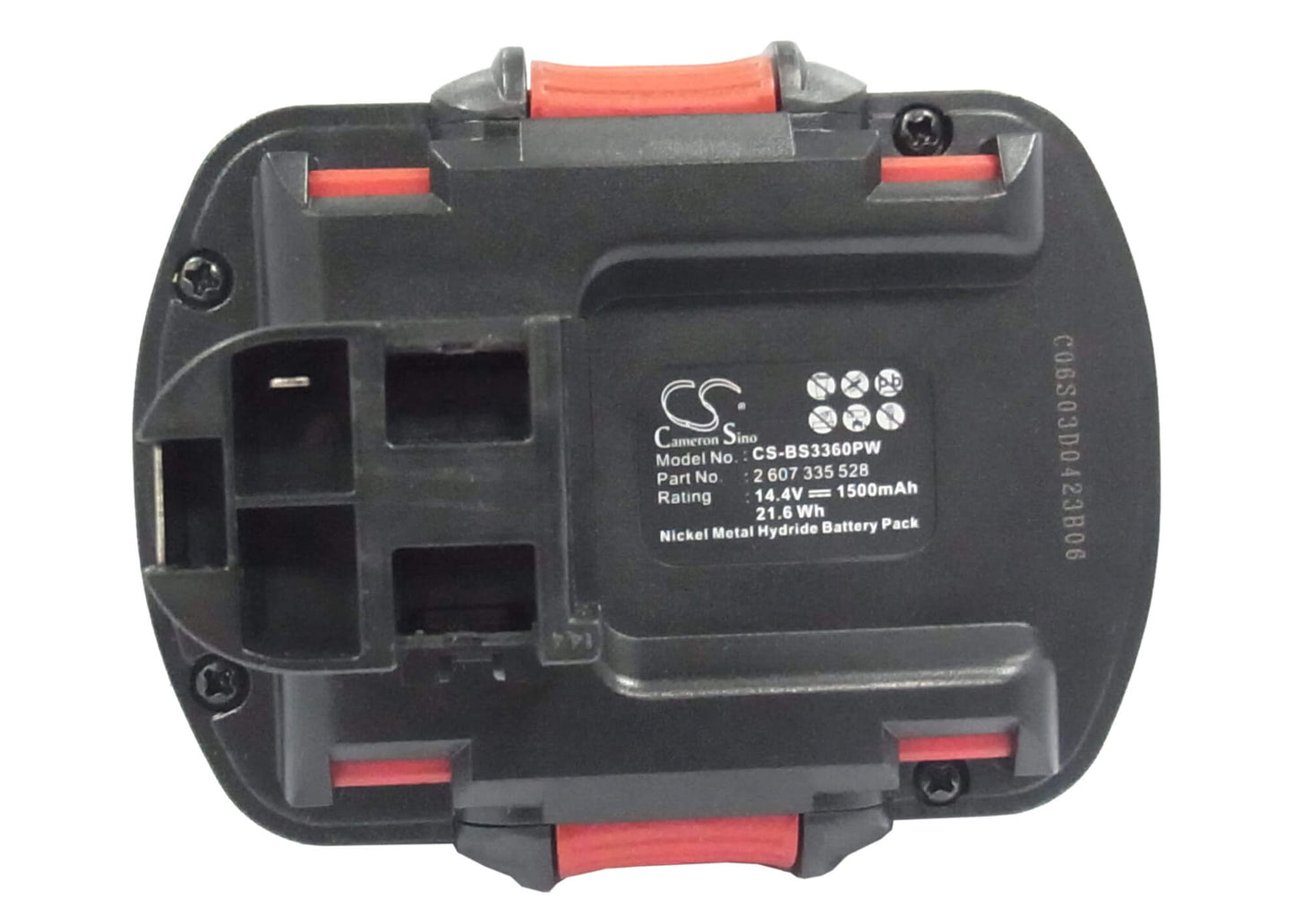 14.4V, 1500mAh, Ni-MH Battery fits Bosch, 13614, 13614-2g, 21.6Wh