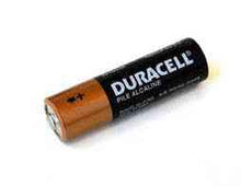 1 x aa duracell coppertop mn1500 alkaline battery