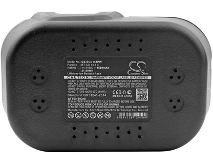 14.4V, 1500mAh, Li-ion Battery fits Einhell, Bt-cd 14.4 Li, 21.6Wh