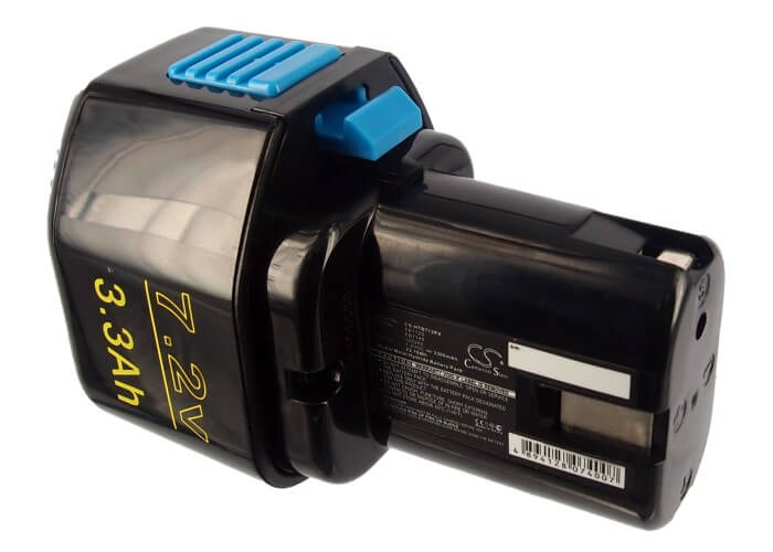 7.2V, 3300mAh, Ni-MH Battery fits Hitachi, D 10db, D 10dc, 23.76Wh