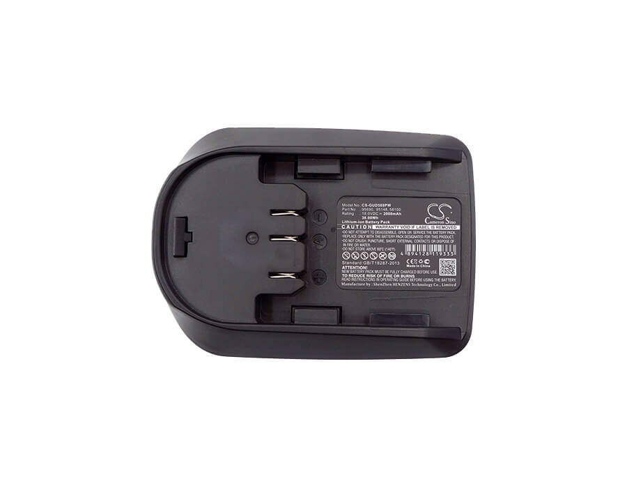 18.00V, 2000mAh, Li-ion Battery fits Gude, Gd95693, 36Wh