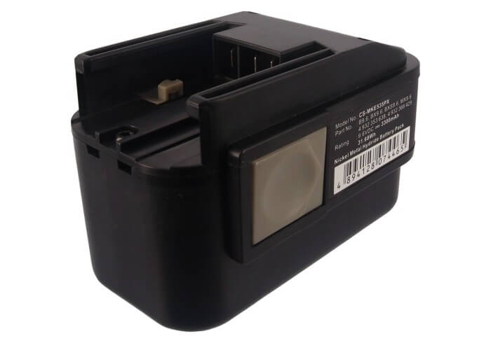 9.6V, 3300mAh, Ni-MH Battery fits Aeg, 2000, Battery Light Pl Option, 31.68Wh