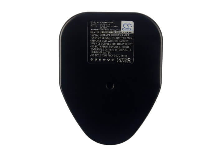 9.6V, 2100mAh, Ni-MH Battery fits Milwaukee, 0210-1, 0212-1, 20.16Wh