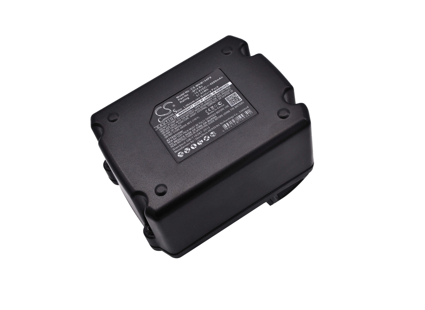 14.4V, 4000mAh, Li-ion Battery fits Milwaukee, C14 Dd, C14 Pd, 57.6Wh