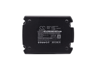 14.4V, 4000mAh, Li-ion Battery fits Milwaukee, C14 Dd, C14 Pd, 57.6Wh