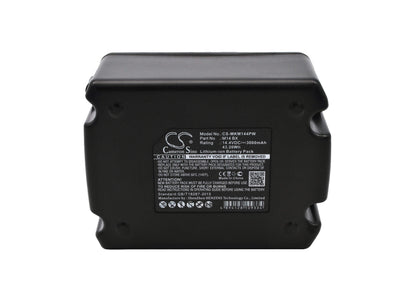 14.4V, 3000mAh, Li-ion Battery fits Milwaukee, C14 Dd, C14 Pd, 43.2Wh