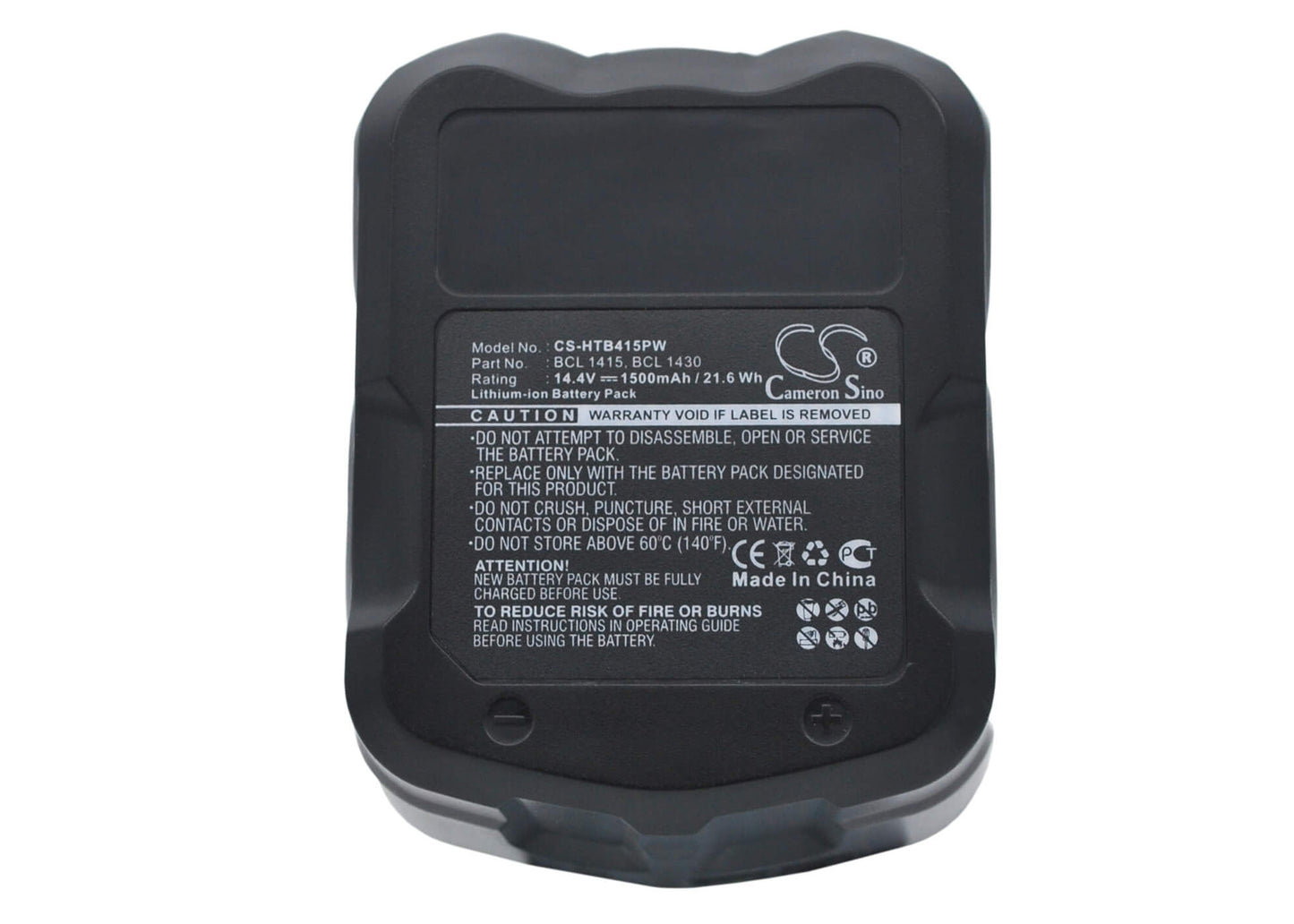 14.4V, 1500mAh, Li-ion Battery fits Hitachi, C-2, Cj 14dl, 21.6Wh