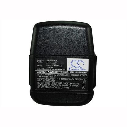 9.6V, 3000mAh, Ni-MH Battery fits Craftsman, 11343, 315.22189, 28.8Wh