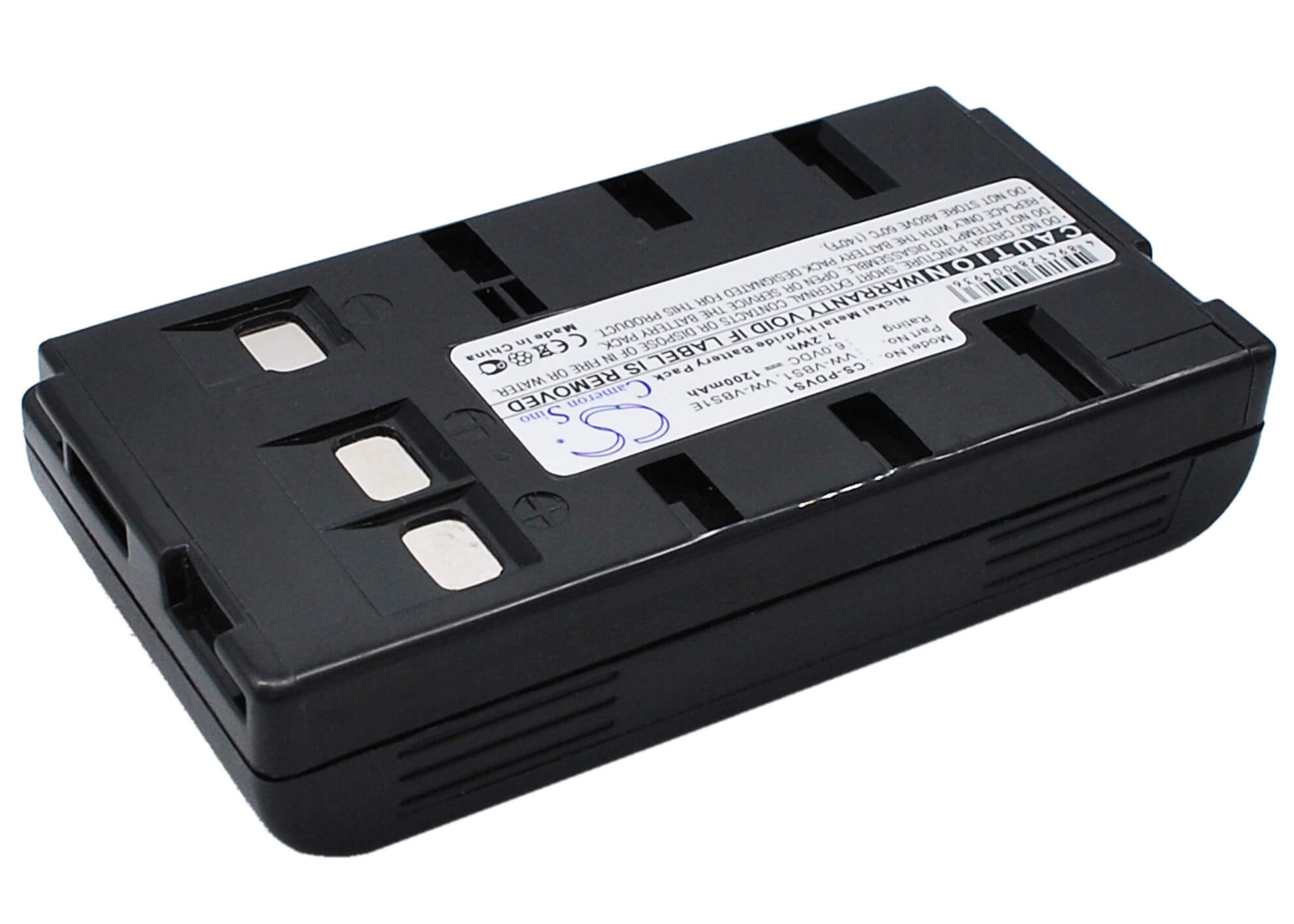Printer 6.0V, 1200mAh, Ni-MH Battery fits Panasonic, Ag3, Agbp15, 7.2Wh