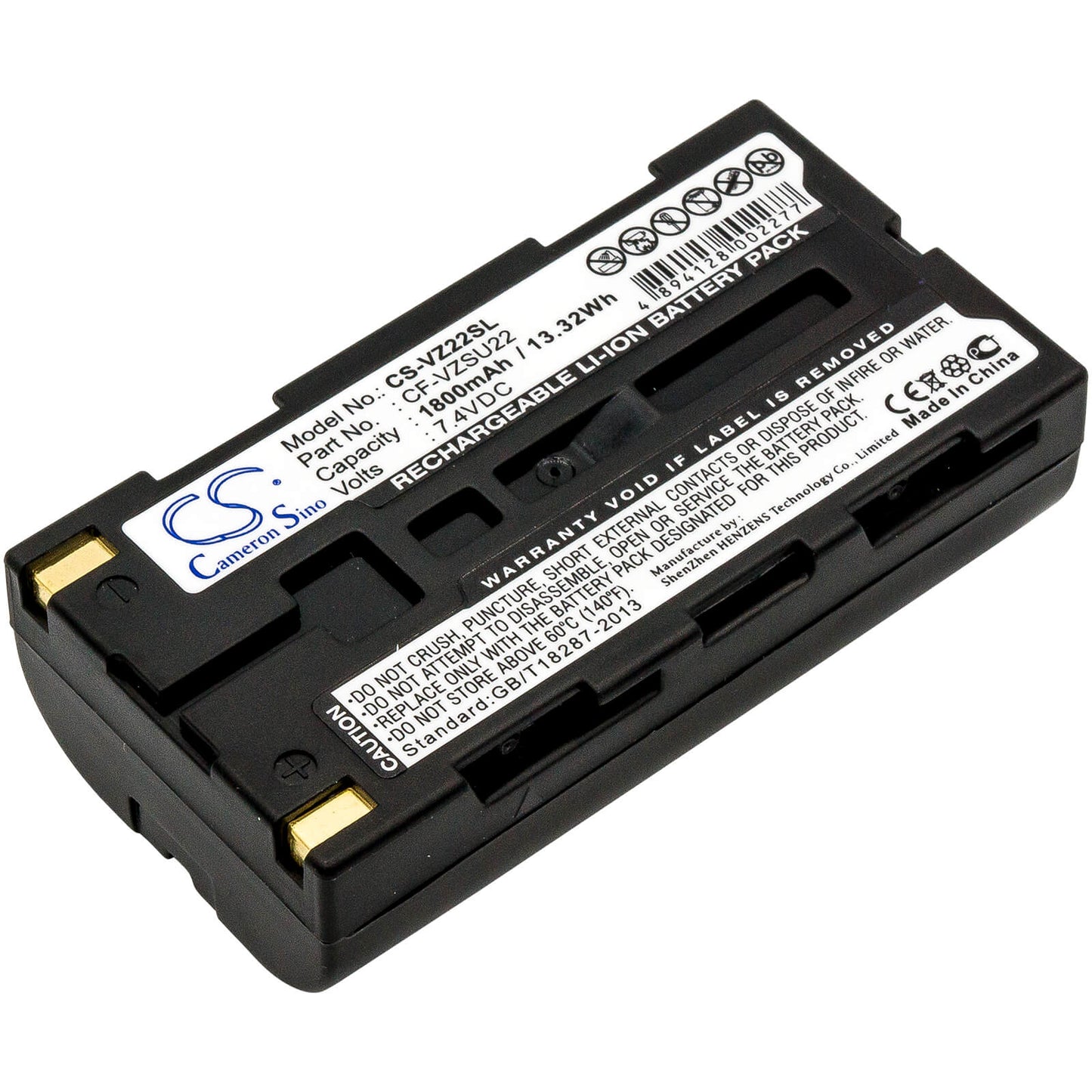 Printer 7.4V, 1800mAh, Li-ion Battery fits Avio, R300zd, Tvs-200ex, 13.32Wh