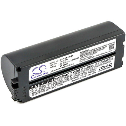 22.2V, 2000mAh, Li-ion Battery fits Canon, Selphy Cp- 500, Selphy Cp-100, 44.4Wh