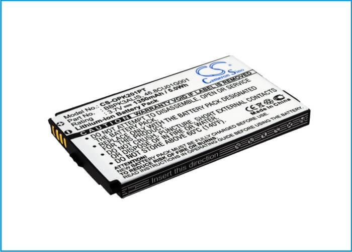 3.7V, 1350mAh, Li-ion Battery fits Optoma, Pk201, Pk301, 4.995Wh