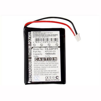 3.7V, 1700mAh, Li-Polymer Battery fits Aaxa, P1 Pico Projector, 6.29Wh