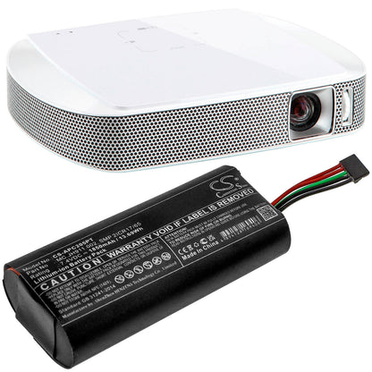 7.4V, 1850mAh, Li-ion Battery fits Acer, Projector C205, 13.69Wh
