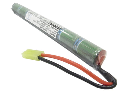 8.4V, 1500mAh, Ni-MH Battery fits Cameron Sino, RC Airsoft Cs-ns150c30mt, 12.6Wh