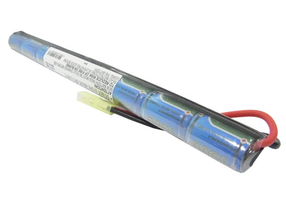 9.6V, 1500mAh, Ni-MH Battery fits Cameron Sino, RC Airsoft Cs-ns120c31mt, 14.4Wh