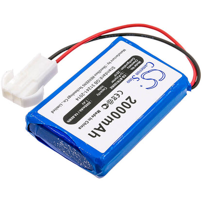 7.4V, 2000mAh, Li-Polymer Battery fits Brookstone, RC Cars Rover Revolution, 14.8Wh