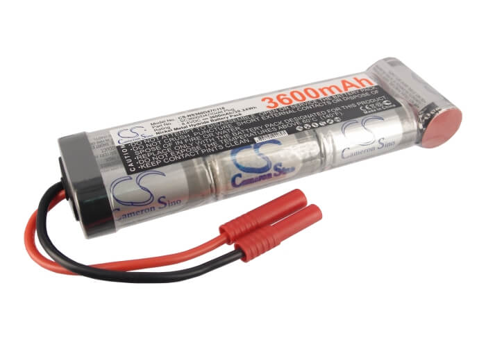 8.4V, 3600mAh, Ni-MH Battery fits Cameron Sino, RC Cars Cs-ns360d47c118, 30.24Wh