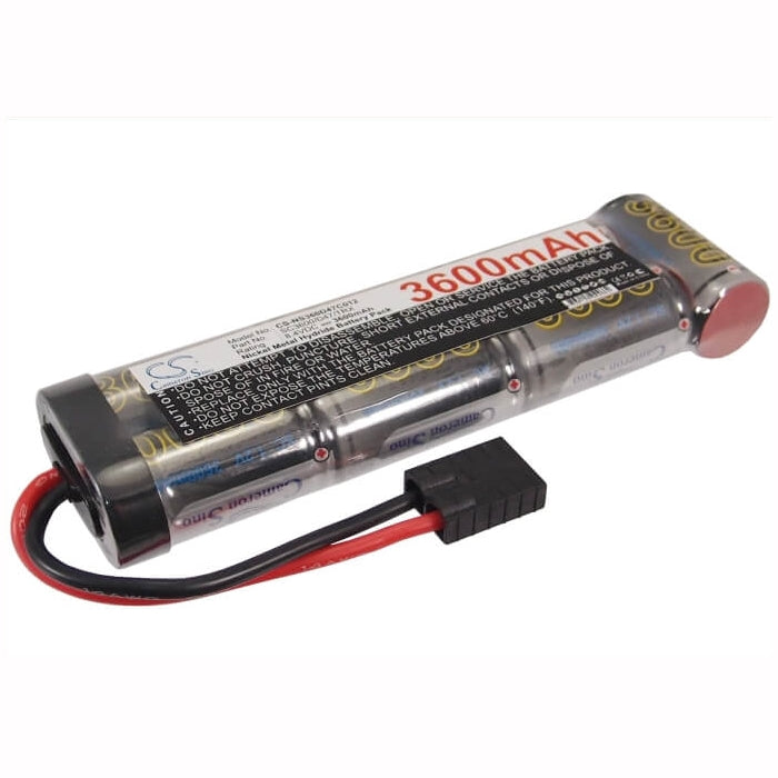 8.4V, 3600mAh, Ni-MH Battery fits Cameron Sino, RC Cars Cs-ns360d47c012, 30.24Wh