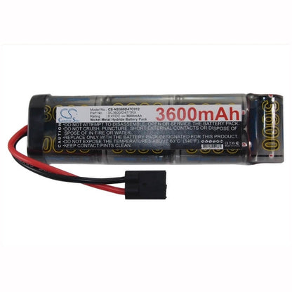 8.4V, 3600mAh, Ni-MH Battery fits Cameron Sino, RC Cars Cs-ns360d47c012, 30.24Wh