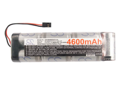 8.4V, 4600mAh, Ni-MH Battery fits Cameron Sino, RC Cars Cs-ns460d47c114, 38.64Wh