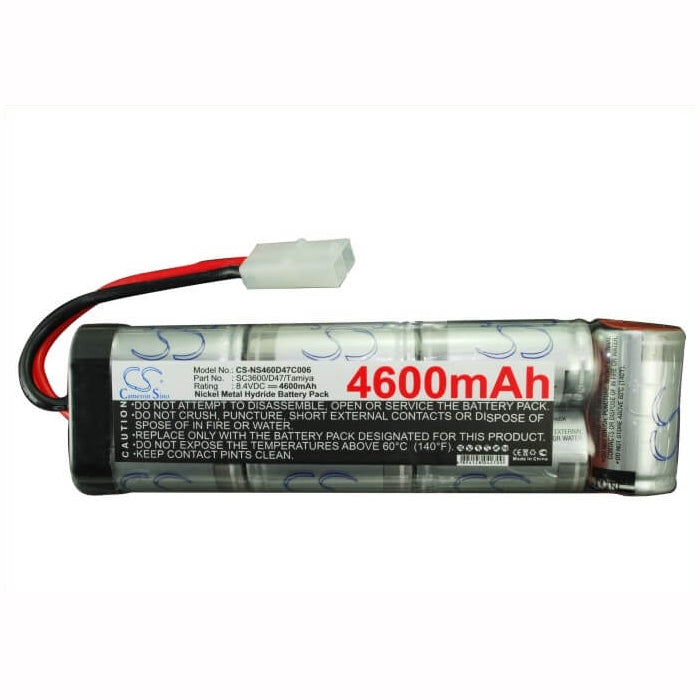 8.4V, 4600mAh, Ni-MH Battery fits Cameron Sino, RC Cars Cs-ns460d47c006, 38.64Wh