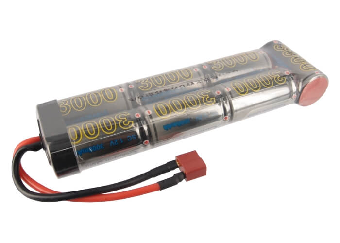 8.4V, 3000mAh, Ni-MH Battery fits Cameron Sino, RC Cars Cs-ns300d47c115, 25.2Wh