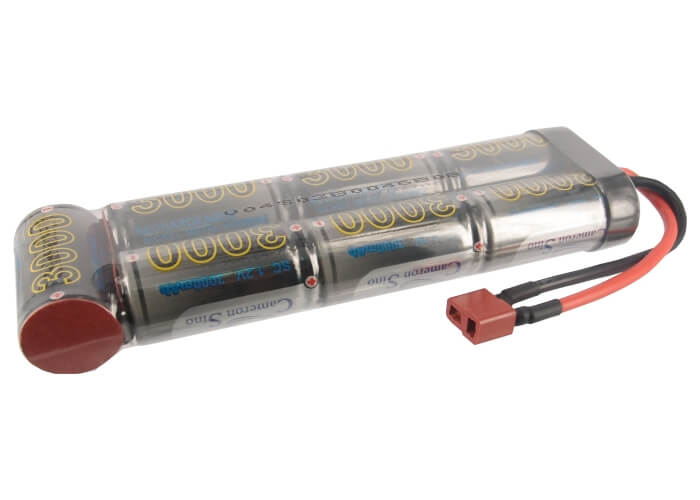 8.4V, 3000mAh, Ni-MH Battery fits Cameron Sino, RC Cars Cs-ns300d47c115, 25.2Wh
