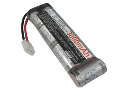 8.4V, 3000mAh, Ni-MH Battery fits Cameron Sino, RC Cars Cs-ns300d47c006, 25.2Wh