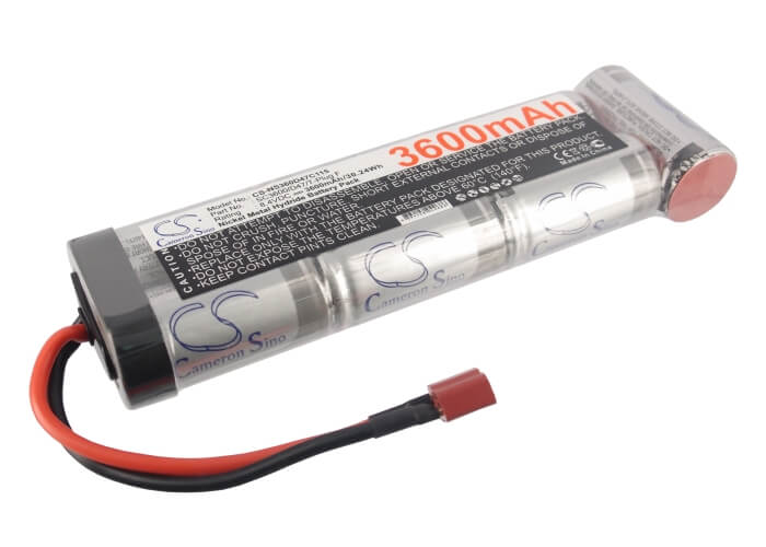 8.4V, 3600mAh, Ni-MH Battery fits Cameron Sino, RC Cars Cs-ns360d47c115, 30.24Wh