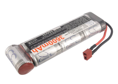 8.4V, 3600mAh, Ni-MH Battery fits Cameron Sino, RC Cars Cs-ns360d47c115, 30.24Wh