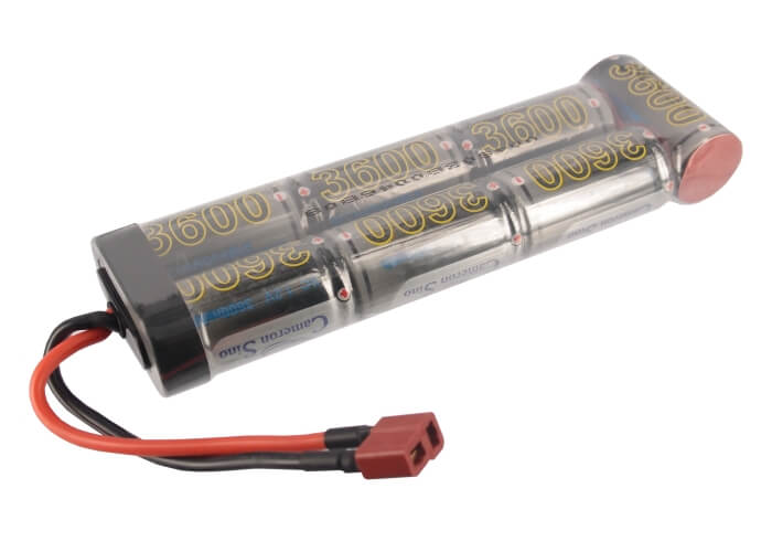 8.4V, 3600mAh, Ni-MH Battery fits Cameron Sino, RC Cars Cs-ns360d47c115, 30.24Wh