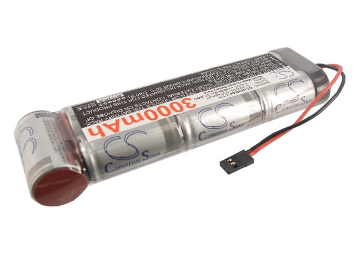 8.4V, 3000mAh, Ni-MH Battery fits Cameron Sino, RC Cars Cs-ns300d47c114, 25.2Wh