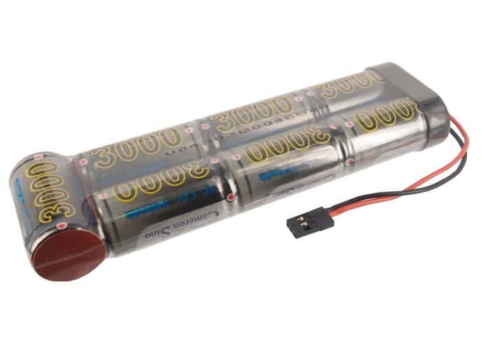 8.4V, 3000mAh, Ni-MH Battery fits Cameron Sino, RC Cars Cs-ns300d47c114, 25.2Wh