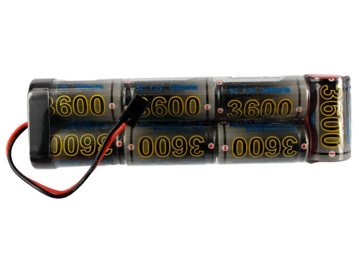 8.4V, 3600mAh, Ni-MH Battery fits Cameron Sino, RC Cars Cs-ns360d47c114, 30.24Wh