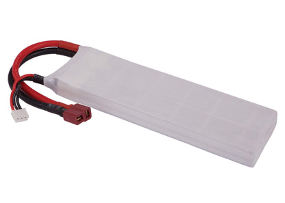 7.4V, 2500mAh, Li-Polymer Battery fits Cameron Sino, RC Cars Cs-lt972rt, 18.5Wh