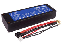 11.1V, 5000mAh, Li-Polymer Battery fits Cameron Sino, RC Cars Cs-lt915rt, 55.5Wh