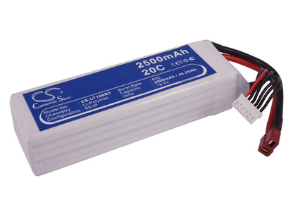 18.5V, 2500mAh, Li-Polymer Battery fits Cameron Sino, RC Cars Cs-lt106rt, 46.25Wh